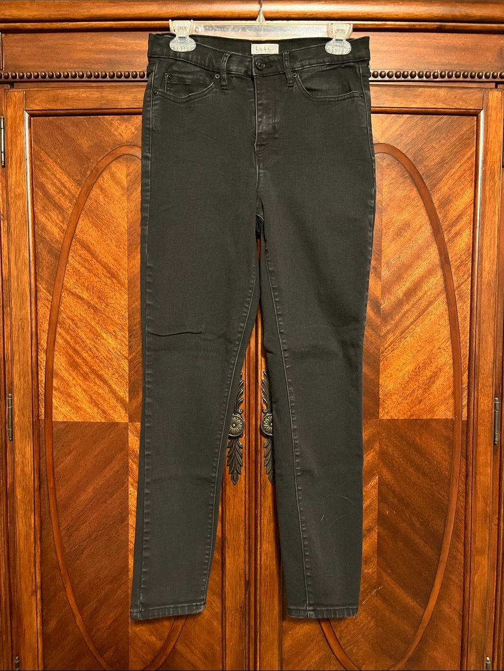 Nicole Miller New York SoHo High Rise Black Skinny Jeans